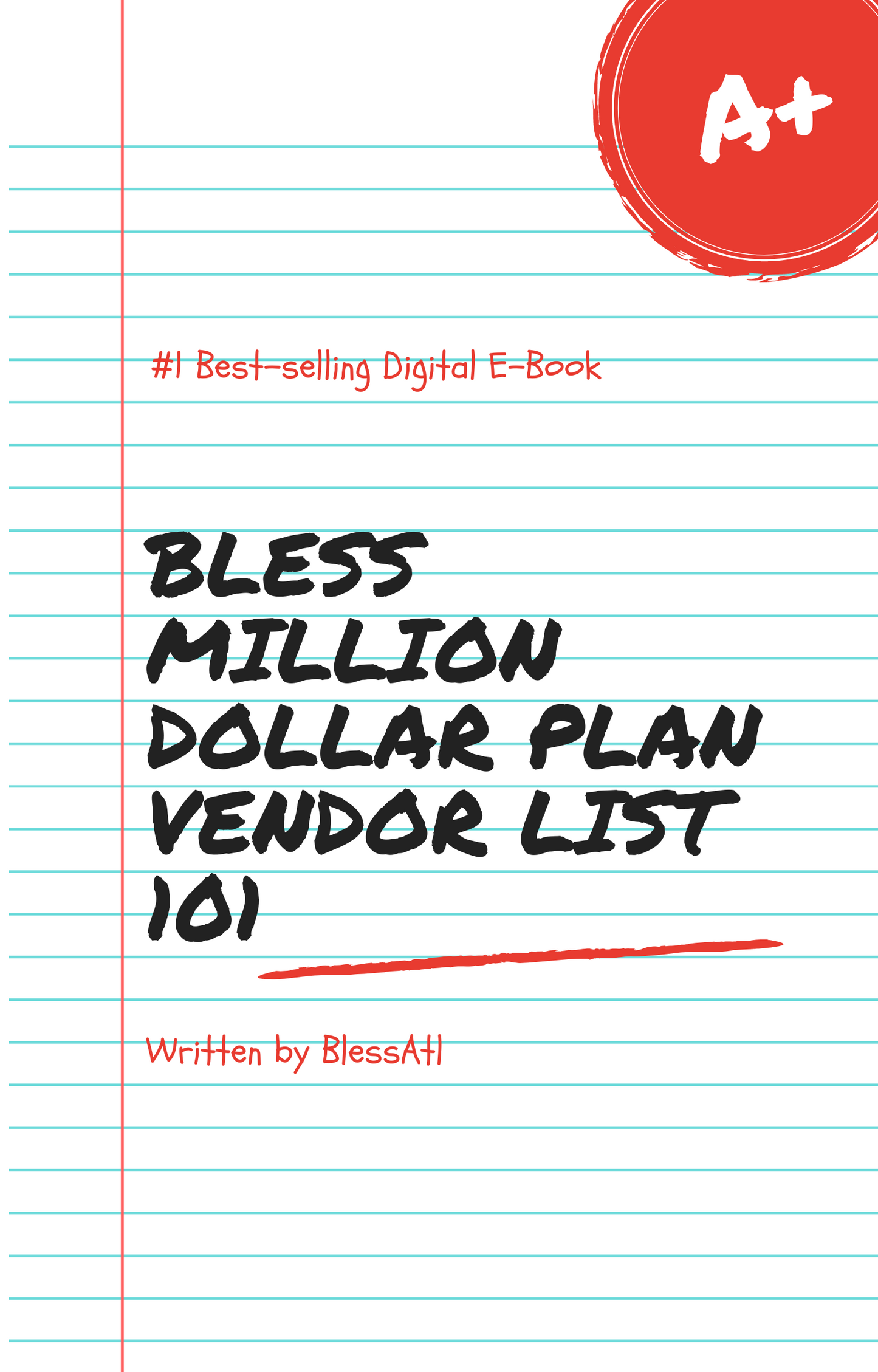 BLESS MILLION DOLLAR PLAN VENDOR LIST